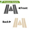 HOPESPANNER Door Pillar Window Trim for Chevy Captiva 2006-2015 Carbon