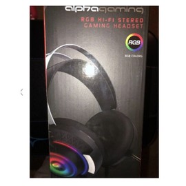 Alpha Gaming Titan LED Stereo Headset/7 Color Changing  Console & PC - Brand New