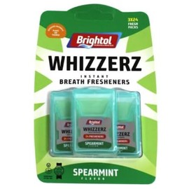 Brightol Whizzerz Breath Fresheners Spearmint Flavor (3pk) - 24 Fresheners