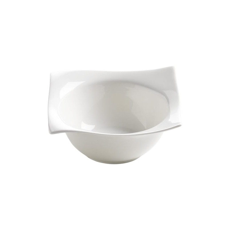 Maxwell & Williams Motion Schale Eckig, Schüssel, Schälchen, Porzellan, Weiß,