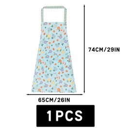 FAIRYGATE Apron Cotton Apron for Cooking & Dishwashing with Neck Strap Large Front Pocket & Long Ties Kitchen Gifts for Women & Men Aprons A5932