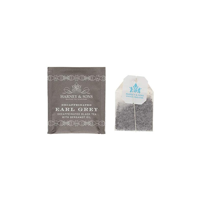 Harney & Sons Decaffeinated Earl Grey Tea bags, Black Tea
