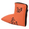Golf Putter Headcover Orange Sailor's Hat Pattern PU Waterproof Surface