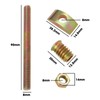 Micro Traders 8 Sets Half Moon Bed Fitting Kit 4