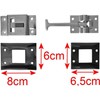 blntackle76 Set 1-4 Door Lock with Retaining Part Flap Holder
