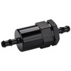Podavelle 5/16" Billet Inline Fuel Filter 30 Micron Aluminum Black