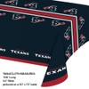 Trendware Houston Texans Plastic Tablecloths, 3 ct