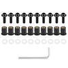 Motoforti 10pcs M5 5mm Motorcycle Windscreen Screws Fairing Windscreen Screws