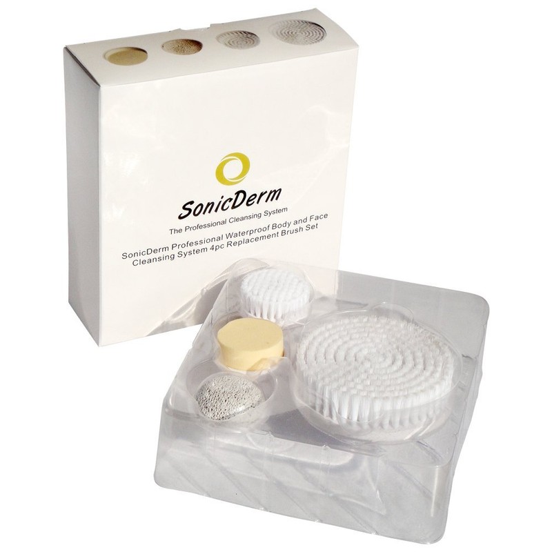 SonicDerm Microdermabrasion, Exfoliates and Cleans, Removes Makeup, Minimizes Pores/Fine Lines,