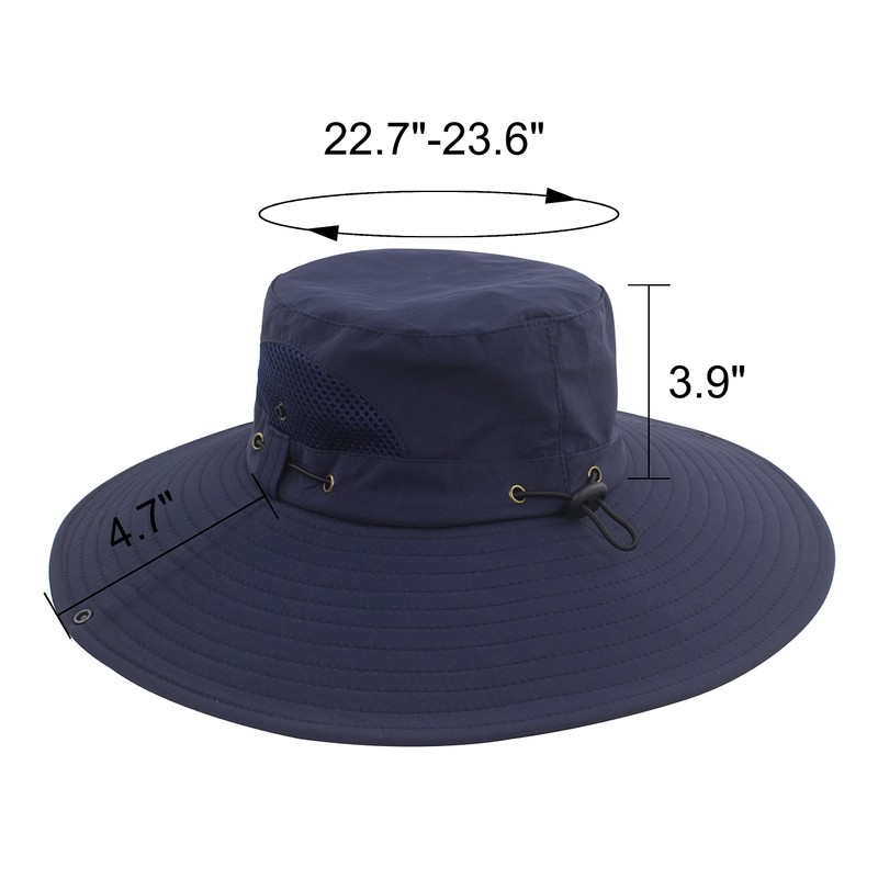 Muryobao - Sombreros de Sol para Hombre, UPF 50+, Impermeable,