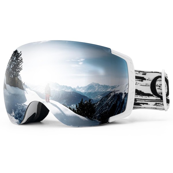 Qunature Ski Goggles Snow Goggles UV Protection Ski Goggles Dual