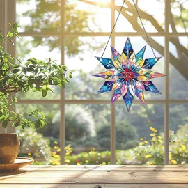 Snowflake Ornaments for Christmas Tree, Snowflake Christmas Ornaments - Snowflake Decor - Gifts for Snowflake Lovers - Acrylic Ornaments