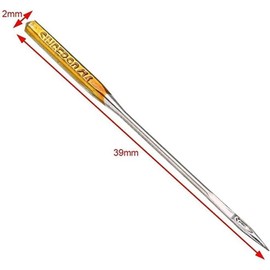 10Pcs Sewing Machine Needles, Universal Size 16, Metal with Large Eye, Sewing Notions and Supplies Machine Needles