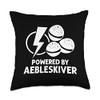 Aebleskiver Pancake Pan Recipe Mix Maker Danish Throw Pillow