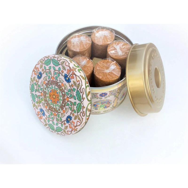 Nyakers Original Gingersnap Cookies Gift Tin 1.6 Pound 120 Snaps