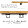 8 Wheel Trolley Assembly Rollers.Bearing Trolley Assembly.The top of The