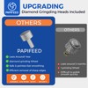 PAPIFEED Dog Nail Grinder, Pet Nail Grinder with 6 Speeds