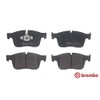 Brembo P36031 Low-Met Front Disc Brake Pad Set LAND ROVER