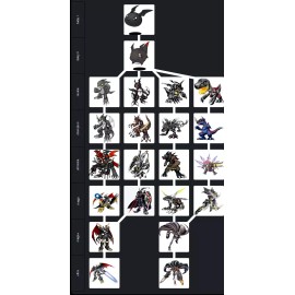 MEGAMAN CUSTOM BEM "REGAL SHADOWS BE" DIGIMON BEM  FOR BE Vital BRACELETS  ONLY