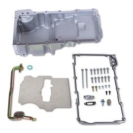 JGhyperX 302-2 81073 LS Swap Retrofit Engine Oil Pan Kit Aluminum Compatible with Chevy Ventura Omega Camaro Nova F-body G-body 1964-1992 LS1 LS2 LS3 LS6 5.3L 5.7L 6.0L 6.5L V8 Engines