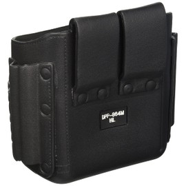 Densan DPP-864M-BK EVA Resin Waist Bag, Soft Plastic Pouch, 3 Tier Pockets, Black