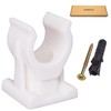 SKIR'CO Pipe Clamps Plastic Clamps for 12 mm Pipes U