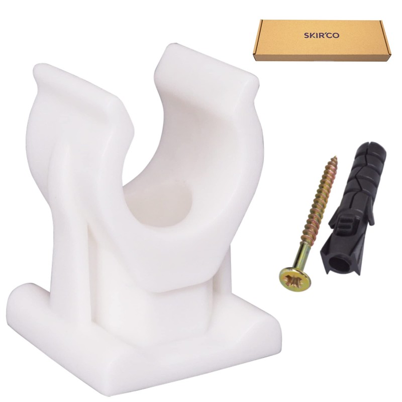SKIR'CO Pipe Clamps Plastic Clamps for 12 mm Pipes U
