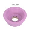 QUARKZMAN 5 Inch Flaring Pot Grinding Wheel 120 Grit Pink