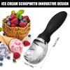 WEXFFU Ice Cream Scoop Stainless Steel Ice Cream Spoon Scoop