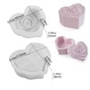 Wehous Heart Shape Box Silicone Mold, Rose Storage Box Mold