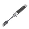 Folding Spring Camping Fork One Button Flick 304 Stainless Steel