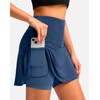 Women's Cycling Skirts 4D Padded Bike Shorts with Pockets High