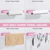 Gewtur Kitchen Roll Holder Pink Kitchen Roll Holder No Drilling