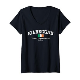 Womens Kilbeggan Ireland V-Neck T-Shirt