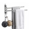 Swivel Towel Rack Wall Mounted, 1/2/3/4/6-Bar Options, 12.8" Long Arm