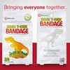BioSwiss Bandages, Dinosaur Shaped Self Adhesive Bandage Set, Latex Free,