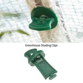 YINETTECH 50 Greenhouses Support Clip Bubble Package Shade Net Insulated Sun Protection Winter Summer Greenhouse Clips for Safe Greenhouse