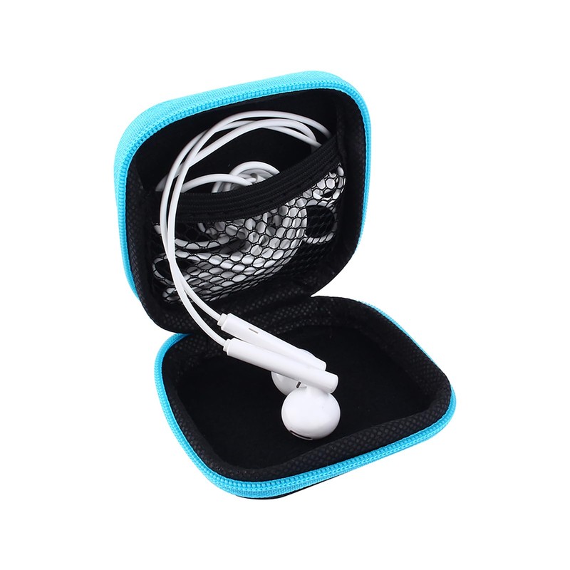 Naroote Earbud Case, Headphone Case Key Pouch Inner Size 70x70x20mm