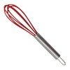 CybrTrayd Silicone 5.75" Whisk, Red