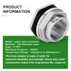TAISHER 2PCS 304 Stainless Steel 1/2'' FPT Bulkhead Tank Connector