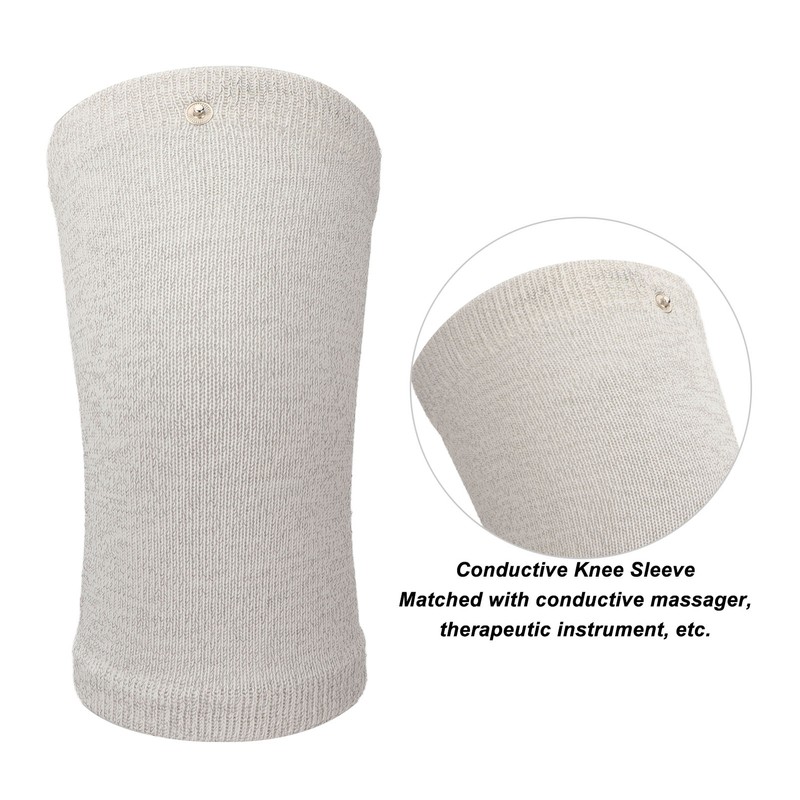 1 Pair Silver Fiber Electrode Knee Pads Injury Recovery Joint