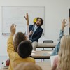 Telescopic Big Finger Teacher Pointer for Classroom,Conference Presentation, Retractable Pointer