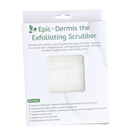 uh*roh*muh African Net Sponge Body Scrubber - Deep Cleansing & Gentle Exfoliation for Smooth and Clear Skin, Durable Exfoliator (White)