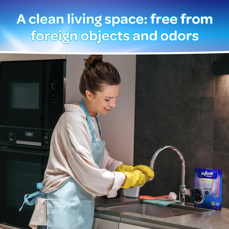Garbage Disposal Cleaner and Deodorizer Tablets - Kitchen Sink Cleaner