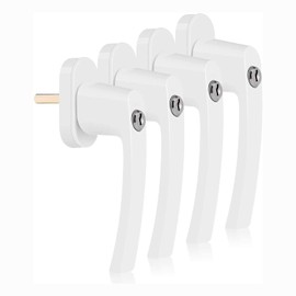 KIDINIX 4 fenstergriffe abschliessbar,fenstersicherung Kinder L?nge des Schafts 35 mm, mit 8 Schlsseln, abschlie?bare fenstergriffe, kindersicherung Fenster geschlossenen fensterschloss Aluminium
