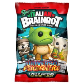 il megastore dei giocattoli e Giochiamo Skifidol Italian Brain Red - Surprise Bag with Keyring 3D Action Figure + 1 Promo Playing Card - Psychedelic Universe - Limited Edition