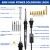 Soldering Iron Heat Set Insert Tool, 80W 110V LCD Digital