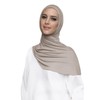 Lina & Lily Women's Instant Hijab Headscarf Ready-To-Wear Modal Jersey,