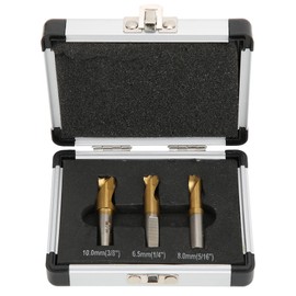 3Pcs HSS CO Cobalt Spot Weld Drill Bit Set Kit Weld Cutter Cutting  Accessories 1/4in 5/16in 3/8in