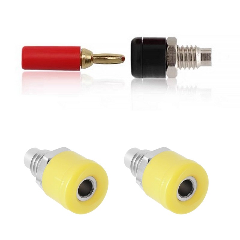ECSiNG Pack of 10 2.6 mm Banana Socket Terminals Banana